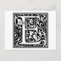 William Morris Alphabet “E”