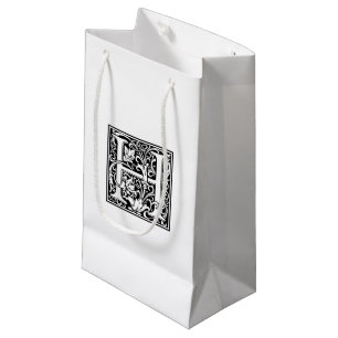 William Morris Alphabet “H” Small Gift Bag