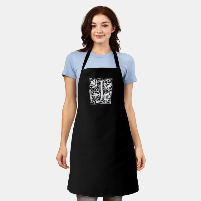 William Morris Alphabet “J” Apron (Worn)