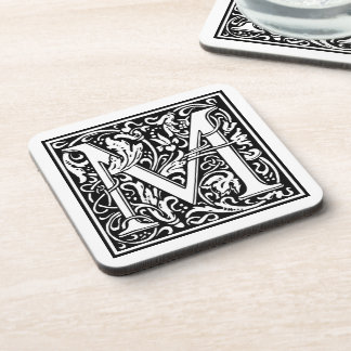 William Morris Alphabet “M” Coaster