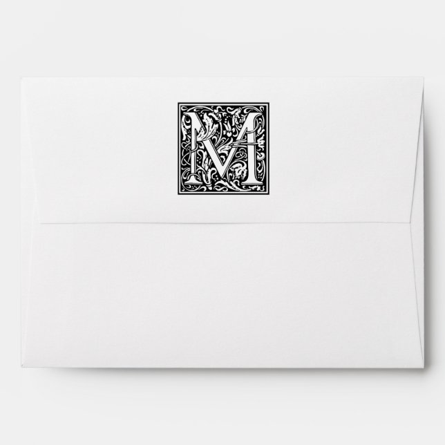 William Morris Alphabet “M” Envelopes (Back (Top Flap))