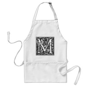 William Morris Alphabet “M” Standard Apron