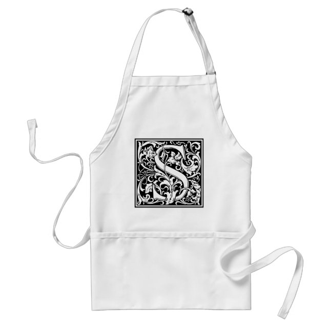 William Morris Alphabet “S” Standard Apron (Front)