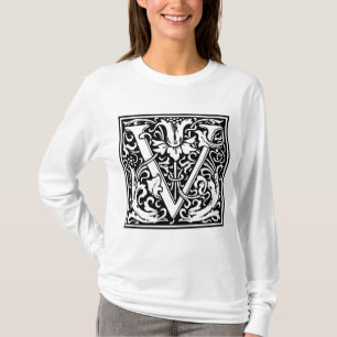 William Morris Alphabet “V” T-Shirt