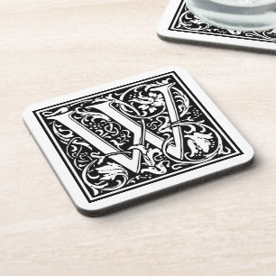 William Morris Alphabet “W” Coaster