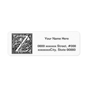 William Morris Alphabet “Z”