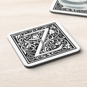 William Morris Alphabet “Z” Coaster