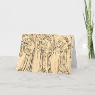 William Morris ANGELS Folded Greeting Card