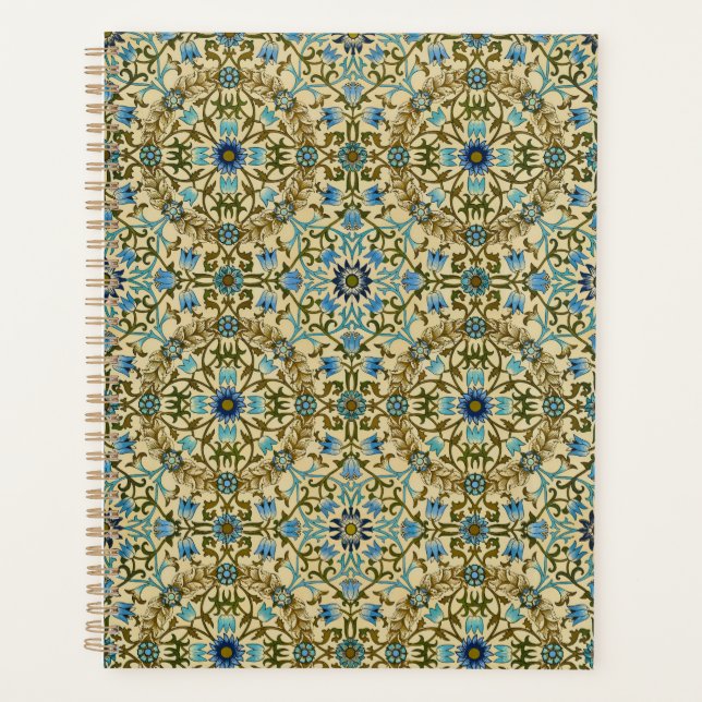 William Morris Antique 1873 Vine & Floral Pattern Planner (Front)