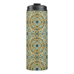 William Morris- Antique 1873 Vine & Flower Pattern Thermal Tumbler