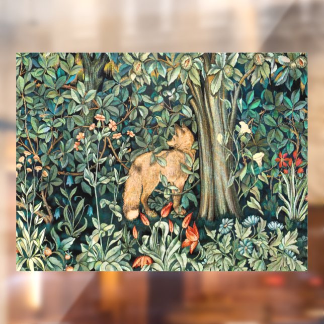 William Morris Antique Fox Forest Tapestry Art (Sheet 2)