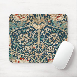 William Morris Antique Honeysuckle Floral Mouse Pad