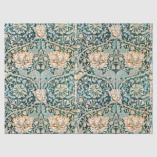 William Morris Antique Honeysuckle Floral Pattern Tissue Paper