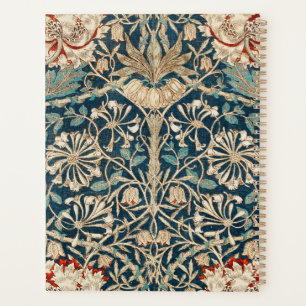 William Morris Antique Honeysuckle Floral Planner