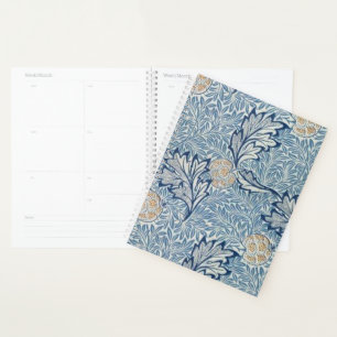 William Morris Apple Flower Floral Design Planner
