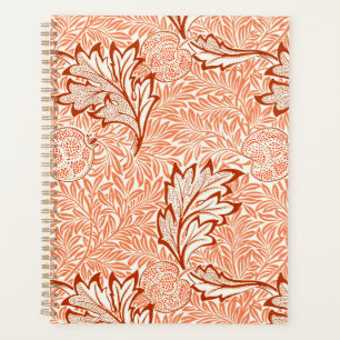 William Morris Apple Vintage Botanical Pattern Planner