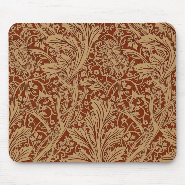 William Morris Arcadia Floral Garden Flower Classi Mouse Pad (Front)