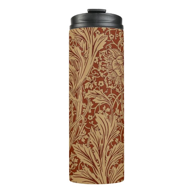 William Morris Arcadia Floral Garden Flower Classi Thermal Tumbler (Front)