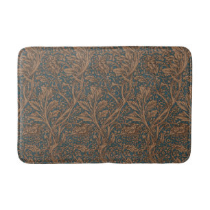 William Morris Arcadia Floral Pattern Classic Bath Mat