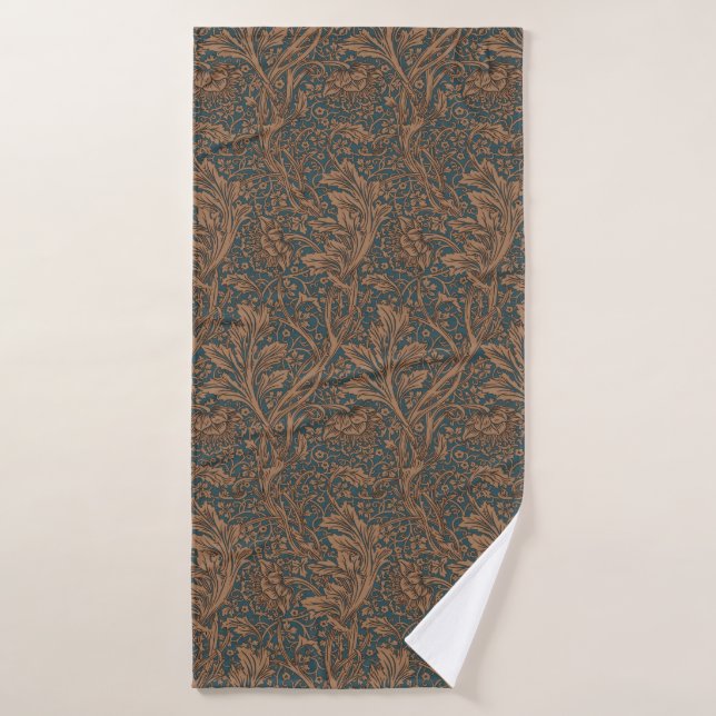 William Morris Arcadia Floral Pattern Classic Bath Towel Set (Bath Towel)