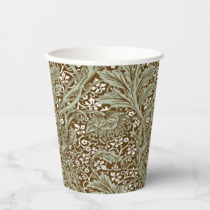 William Morris Arcadia Floral Pattern Classic Paper Cups