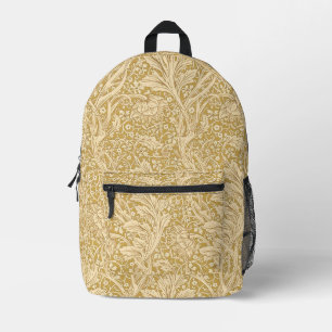 William Morris Arcadia Floral Pattern Classic Printed Backpack