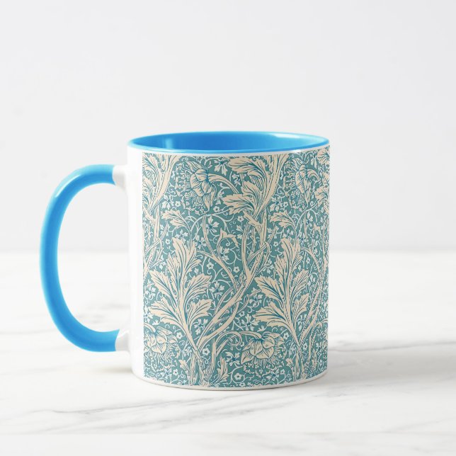 William Morris Arcadia Floral Pattern Mug (Left)