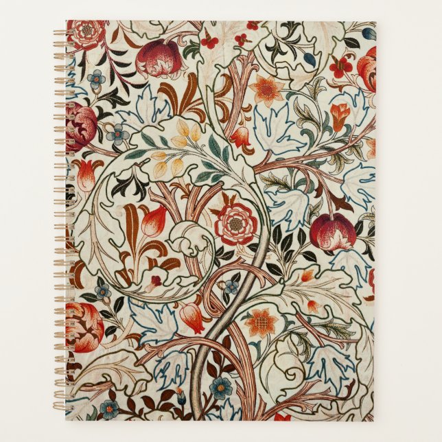 William Morris art floral planner  (Front)
