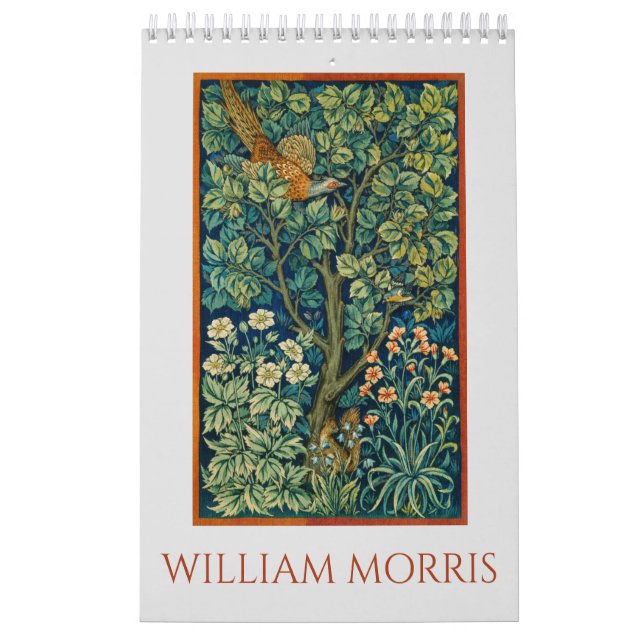 William Morris art graphics wall calendar  (Cover)