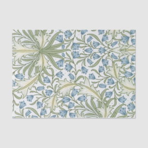 William Morris - Art Nouveau Blue Bellflowers Tissue Paper