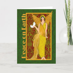 William Morris Art Nouveau Holiday Card