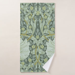 William Morris, Art nouveau pattern, beautiful art Bath Towel