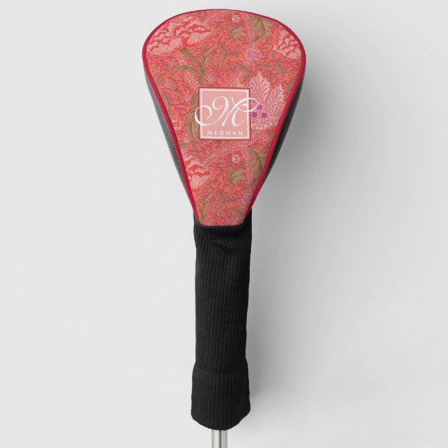 William Morris - Art Nouveau Windrush Monogram Golf Head Cover (Front)