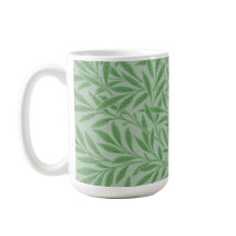 William Morris art willow leaves mug