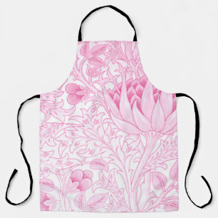 William Morris Artichoke Pale Pink Apron