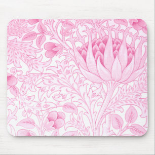 William Morris Artichoke Pale Pink Mouse Pad