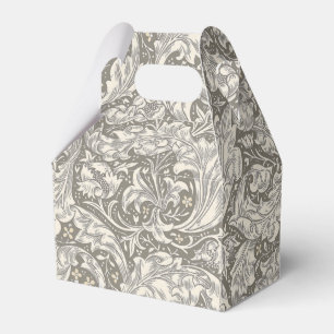 William Morris Bachelor's Button antique damask Favour Box