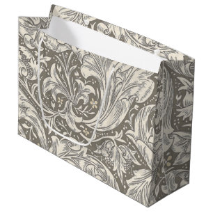 William Morris Bachelor's Button antique damask Large Gift Bag