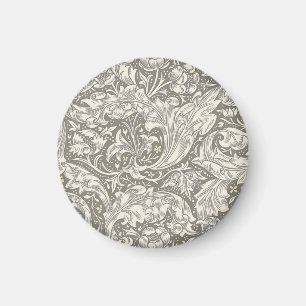 William Morris Bachelor's Button antique damask Magnet