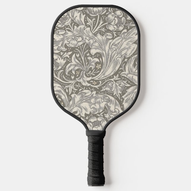 William Morris Bachelor's Button antique damask Pickleball Paddle (Front)