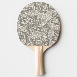 William Morris Bachelor's Button Flower Floral Bot Ping Pong Paddle