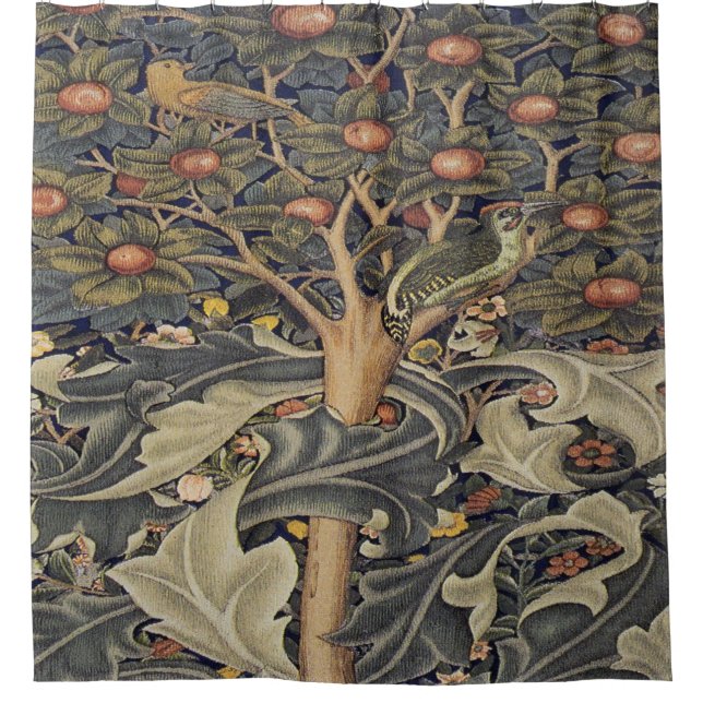 William Morris beautiful art nouveau work Shower Curtain (Front)