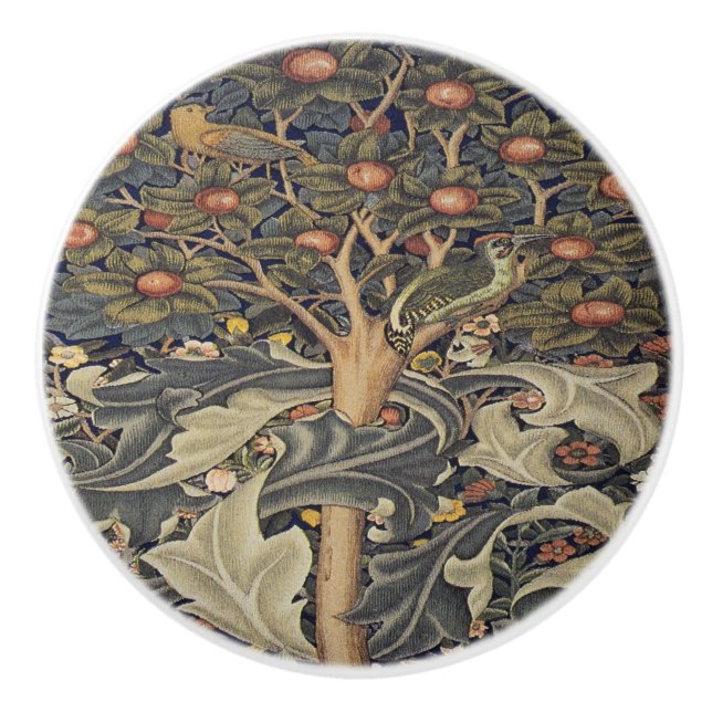 William Morris beautiful art nouveau work,William Ceramic Knob (Front)