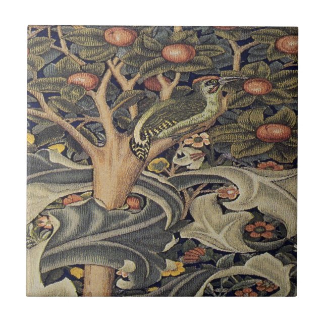 William Morris beautiful art nouveau work,William Tile (Front)
