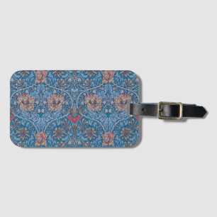 William Morris, Beautiful, floral pattern, vintage Luggage Tag