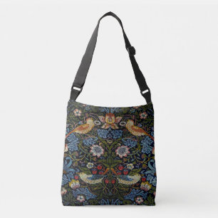 William Morris beautiful pattern, art nouveau, vin Crossbody Bag