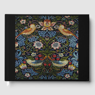 William Morris beautiful pattern, art nouveau, vin Guest Book