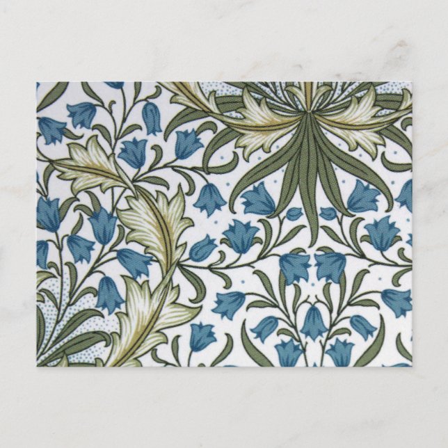 William Morris bell flower harebell Postcard (Front)