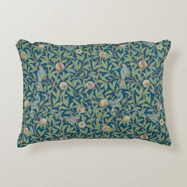 William Morris "Bird and Pomegranate"  Decorative Cushion (Front)