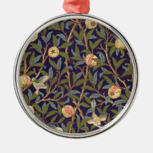 William Morris Bird And Pomegranate Metal Tree Decoration